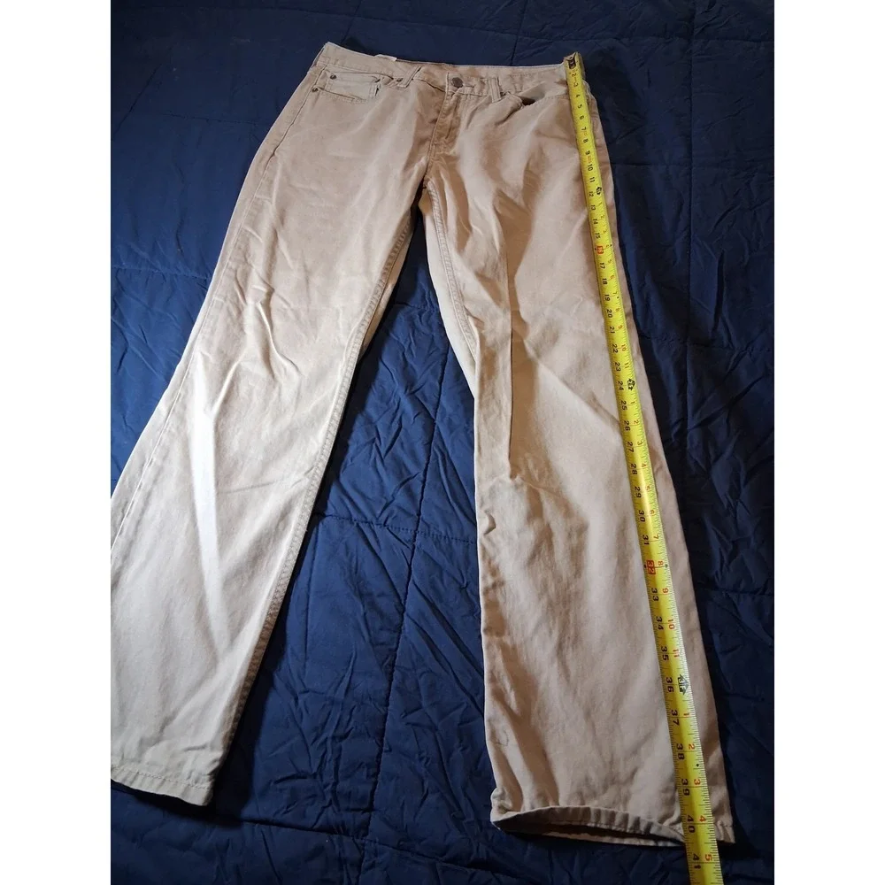 Levi's 514‎ Regular Fit Straight Leg Khaki Work Dress Casual Men's 33x32
